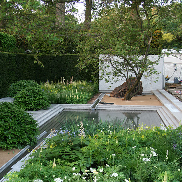 Luciano Giubbilei's garden for Laurent-Perrier