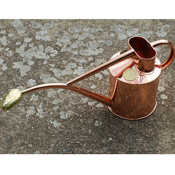 Buy Haws solid copper 1 litre watering can Delivery by Crocus