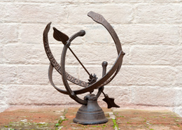 Cast-iron sundial Cast-iron sundial