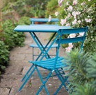 Rome folding bistro set - teal