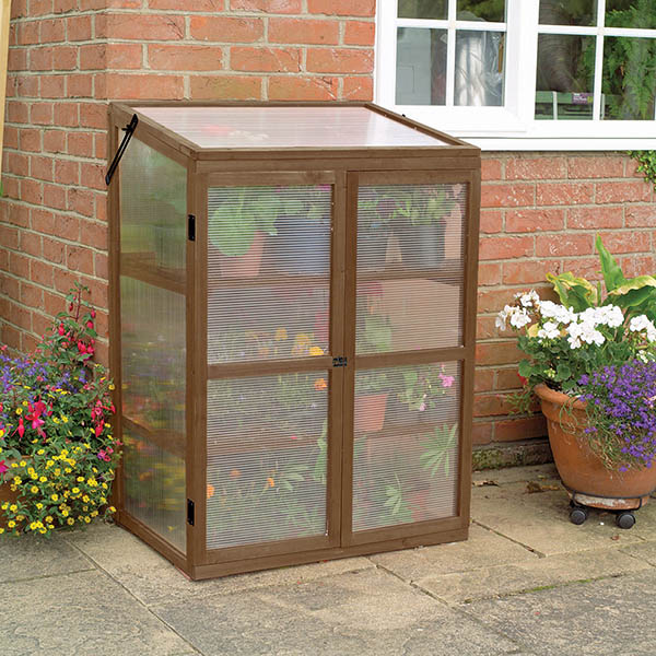Buy Wooden 3 tier growhouse: Delivery by Waitrose Garden 