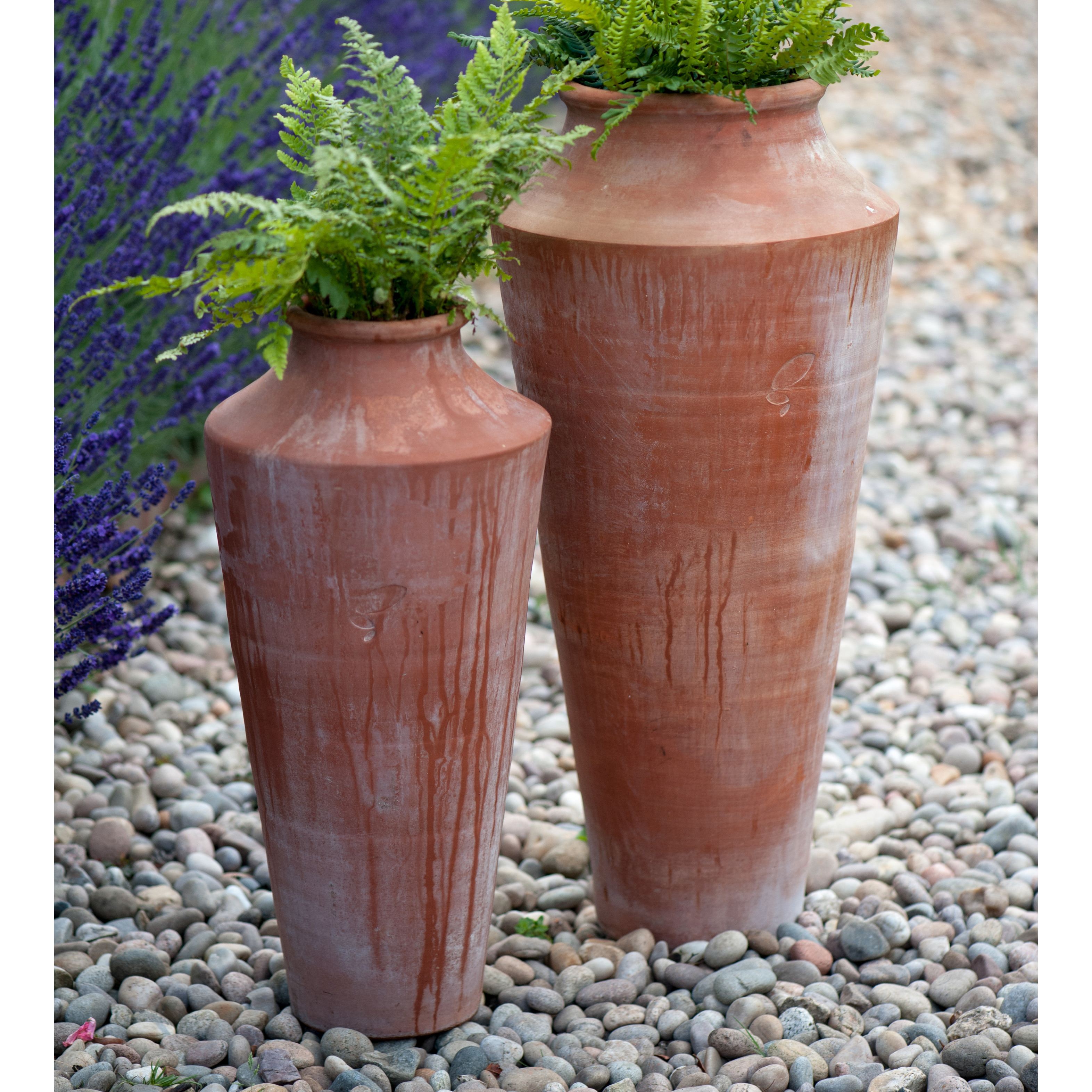 Terracotta oil pot Terracotta oil pot