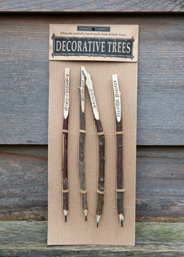 Decorative tree pencil set