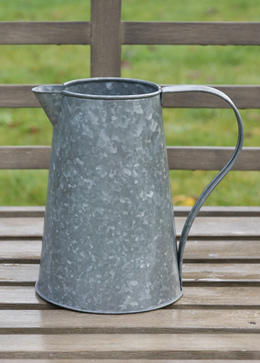 Galvanised jug Galvanised jug