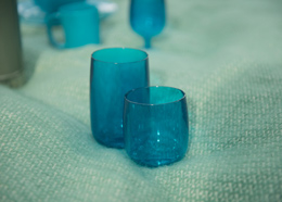 Outdoor glassware teal Outdoor glassware teal
