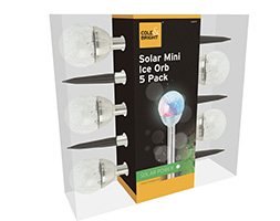 Solar mini ice orb - 5 pack Solar mini ice orb - 5 pack