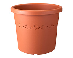 Algarve cilindro terracotta wheeled pot Algarve cilindro terracotta wheeled pot